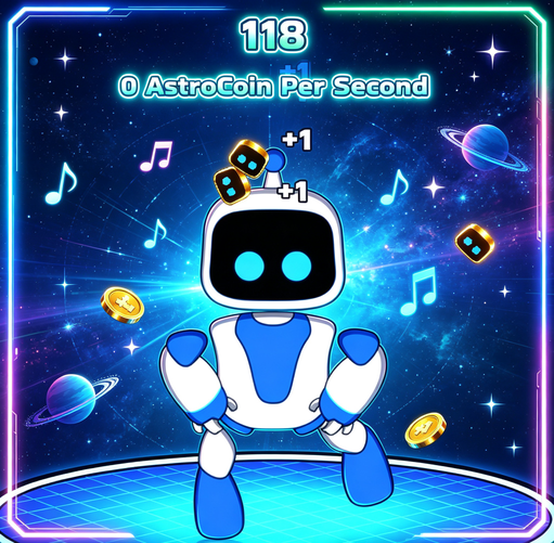 Astro Robot Clicker Space Factory Upgrade