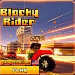 Blocky Rider Traffic Rush