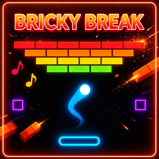 Bricky Break Paddle and Power-Ups