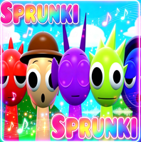 Crazy Sprunki 3D Wild Run