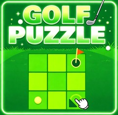 Golf Puzzle Card Stroke Course