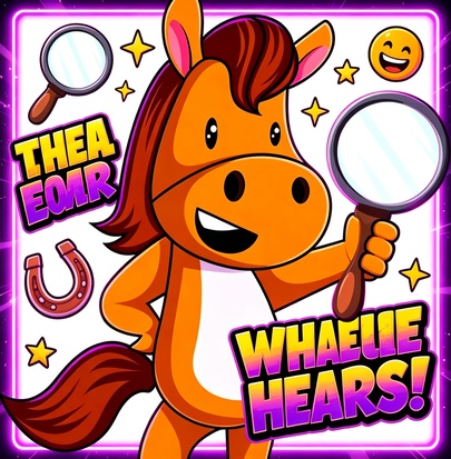 Horse Magnifier Lens Illusion Puzzle