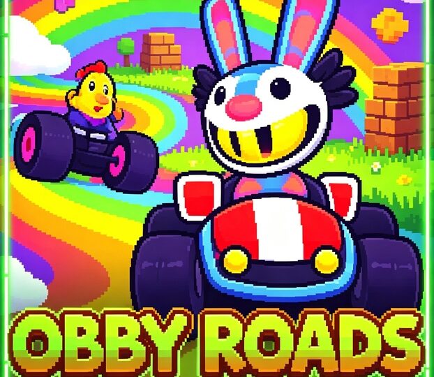 Obby Roads Sky Track Driving