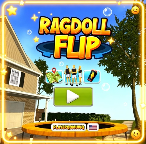 Ragdoll Flip Physics Landing Trial