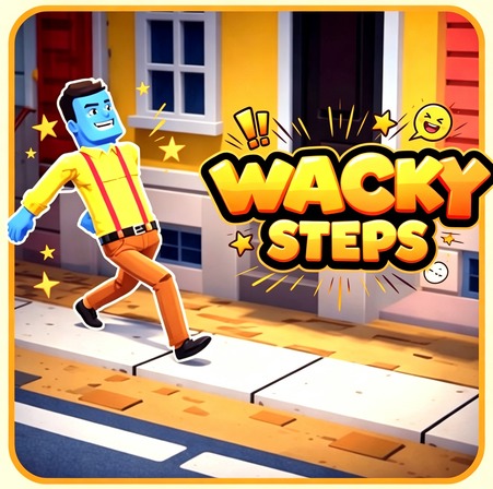 Wacky Steps Funny Balance Challenge