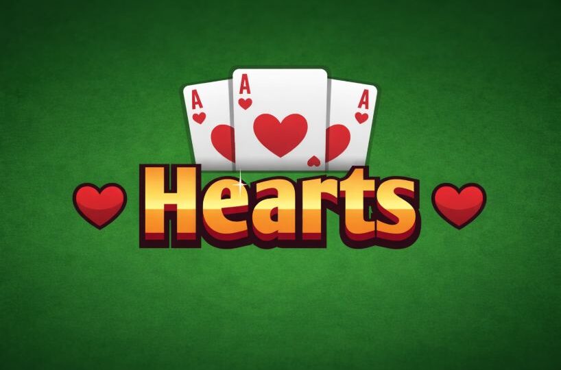 Classic Hearts Card Table