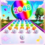 Funny Balls 2048 Merge Drop