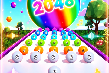 Funny Balls 2048 Merge Drop