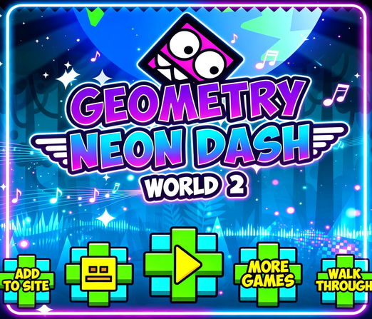 Geometry Neon Dash World 2 Reflex Run