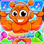 Sprunki Muscular Two-Player Toss