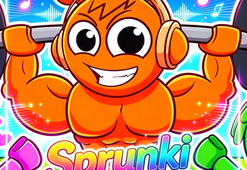 Sprunki Muscular Two-Player Toss