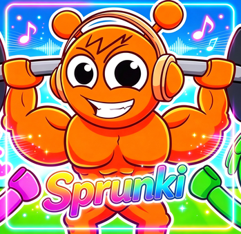 Sprunki Muscular Two-Player Toss