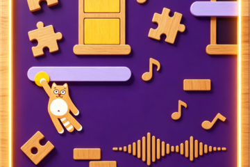 Puzzle Wood Block Grid Fit
