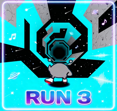 Run 3 Gravity Tunnel Adventure