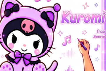 Save Kuromi Draw Shield Puzzle