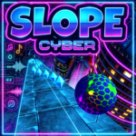 Slope Cyber Neon Descent