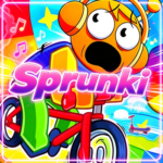 Sprunki and Obby Scooter Dash