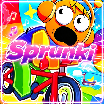 Sprunki and Obby Scooter Dash