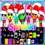 Sprunki Backrooms Christmas Maze Escape