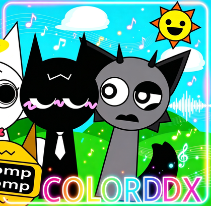 Sprunki Colordex Color-Matching Puzzle Grid
