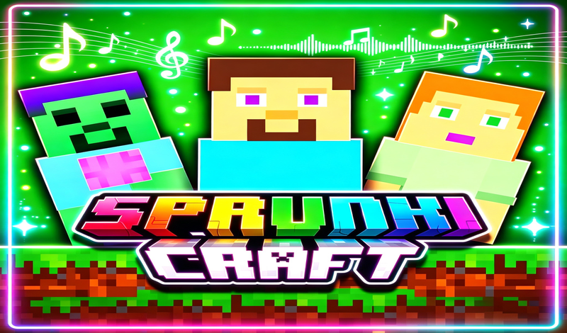 Sprunki Craft Rhythm-Building Adventure