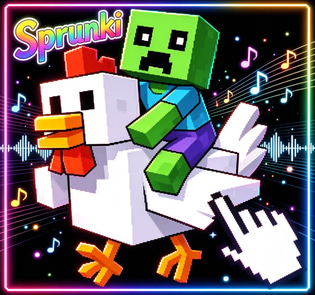 Sprunki Craft 3D Voxel Sandbox Builder