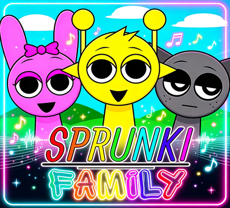 Sprunki Family Character Combo Album