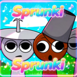 Sprunki Geometric Cube Character Mix