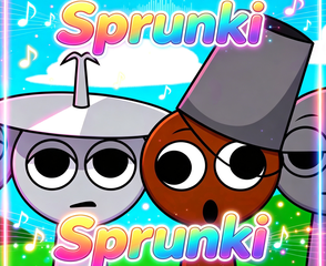 Sprunki Geometric Cube Character Mix