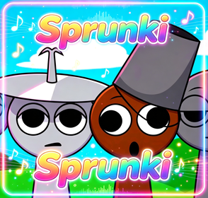 Sprunki Geometric Cube Character Mix