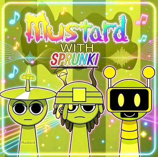 Mustard-Tinted Sprunki Soundboard