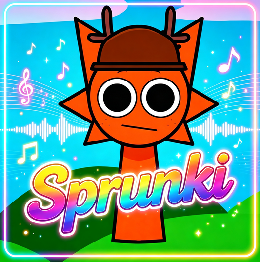 Orange City Sprunki Sunset Beats