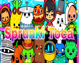 Toca-Style Character Music Room