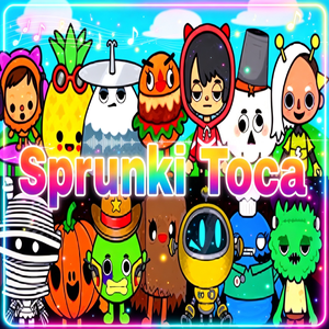 Toca-Style Character Music Room